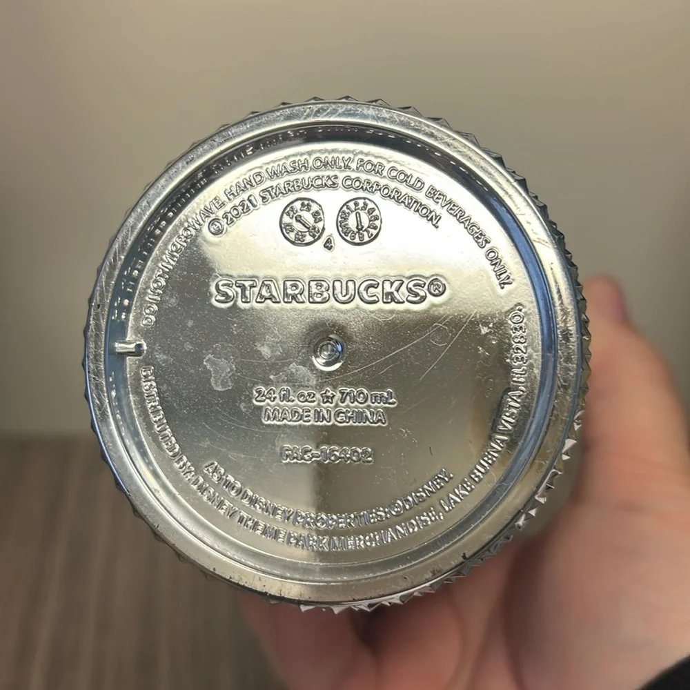 Starbucks Walt Disney World Silver Studded Tumbler